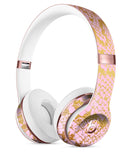 Pink Gold Flaked Animal v6 Full-Body Skin Kit for the Beats by Dre Solo 3 Wireless Headphones