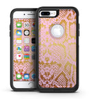 Pink Gold Flaked Animal v6 - iPhone 7 or 7 Plus Commuter Case Skin Kit