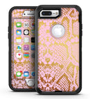 Pink Gold Flaked Animal v6 - iPhone 7 Plus/8 Plus OtterBox Case & Skin Kits