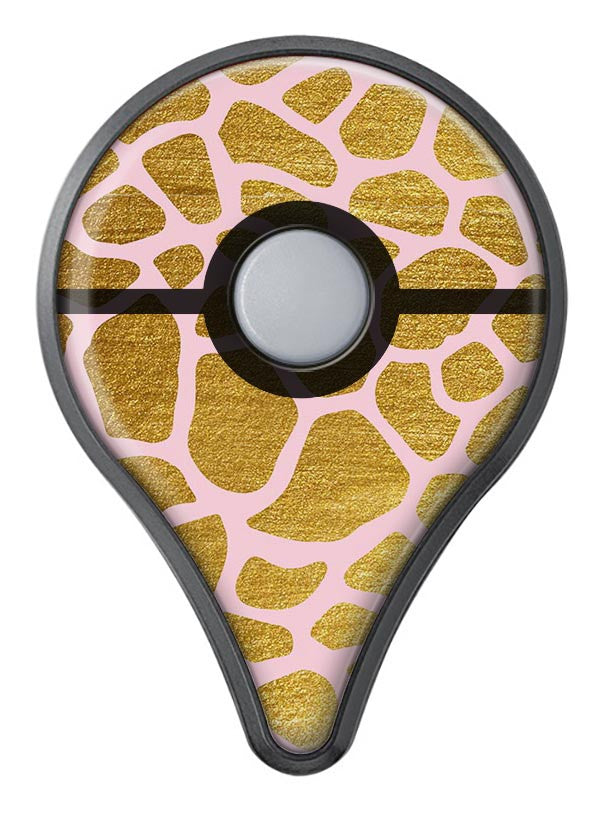 Pink Gold Flaked Animal v7 Pokémon GO Plus Vinyl Protective Decal Skin Kit