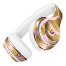 Pink Gold Flaked Animal v7 Full-Body Skin Kit for the Beats by Dre Solo 3 Wireless Headphones