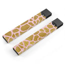 Pink Gold Flaked Animal v7 - Premium Decal Protective Skin-Wrap Sticker compatible with the Juul Labs vaping device