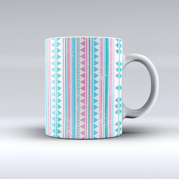 The-Pink-Green-Teal-Vertical-Pattern-ink-fuzed-Ceramic-Coffee-Mug