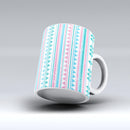 The-Pink-Green-Teal-Vertical-Pattern-ink-fuzed-Ceramic-Coffee-Mug