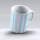 The-Pink-Green-Teal-Vertical-Pattern-ink-fuzed-Ceramic-Coffee-Mug