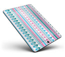 Pink Green Teal Vertical Pattern - iPad Pro 97 - View 7.jpg