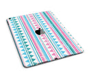 Pink Green Teal Vertical Pattern - iPad Pro 97 - View 5.jpg