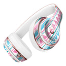 Pink Green Teal Vertical Pattern Full-Body Skin Kit for the Beats by Dre Solo 3 Wireless Headphones