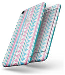 Pink Green Teal Vertical Pattern - Skin-kit for the iPhone 8 or 8 Plus