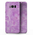 Pink Grunge Surface with Microscopic Matter - Samsung Galaxy S8 Full-Body Skin Kit