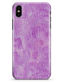 Pink Grunge Surface with Microscopic Matter - iPhone X Clipit Case