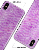 Pink Grunge Surface with Microscopic Matter - iPhone X Clipit Case