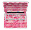Pink Multi Watercolor Chevron - MacBook Pro with Retina Display Full-Coverage Skin Kit