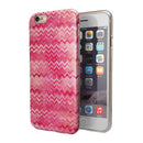Pink Multi Watercolor Chevron iPhone 6/6s or 6/6s Plus 2-Piece Hybrid INK-Fuzed Case