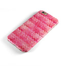 Pink Multi Watercolor Chevron iPhone 6/6s or 6/6s Plus 2-Piece Hybrid INK-Fuzed Case