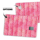 Pink Multi Watercolor Chevron - Premium Protective Decal Skin-Kit for the Apple Credit Card