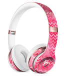 Pink Multi Watercolor Chevron Full-Body Skin Kit for the Beats by Dre Solo 3 Wireless Headphones
