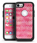 Pink Multi Watercolor Chevron - iPhone 7 or 8 OtterBox Case & Skin Kits