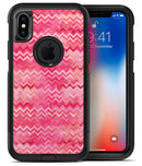 Pink Multi Watercolor Chevron - iPhone X OtterBox Case & Skin Kits