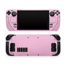 Pink Pastel Color // Vinyl Skin Wrap for Steam Deck OLED & Steam Deck (LCD) — Soft Matte or Ultra Gloss