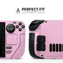Pink Pastel Color // Vinyl Skin Wrap for Steam Deck OLED & Steam Deck (LCD) — Soft Matte or Ultra Gloss