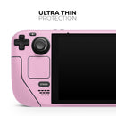 Pink Pastel Color // Vinyl Skin Wrap for Steam Deck OLED & Steam Deck (LCD) — Soft Matte or Ultra Gloss