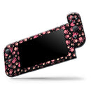 Pink Paw Prints on Black // Skin Decal Wrap Kit for Nintendo Switch Console & Dock, Joy-Cons, Pro Controller, Lite, 3DS XL, 2DS XL, DSi, or Wii - Vinyl Skin Wrap for Nintendo Switch 2, OLED, Lite, Pro Controller, Wii & Classic Handhelds