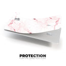 Pink Red Marble Surface - Premium Protective Decal Skin-Kit for the Apple Credit Card