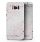 Pink Red Marble Surface - Samsung Galaxy S8 Full-Body Skin Kit