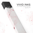 Pink Red Marble Surface - Premium Decal Protective Skin-Wrap Sticker compatible with the Juul Labs vaping device