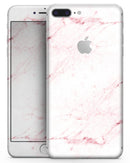 Pink Red Marble Surface - Skin-kit for the iPhone 8 or 8 Plus