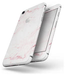 Pink Red Marble Surface - Skin-kit for the iPhone 8 or 8 Plus