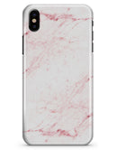 Pink Red Marble Surface - iPhone X Clipit Case