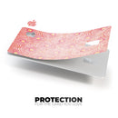 Pink SemiCircles with Yellow Polka Dots - Premium Protective Decal Skin-Kit for the Apple Credit Card