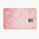 Pink SemiCircles with Yellow Polka Dots - Premium Protective Decal Skin-Kit for the Apple Credit Card