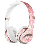 Pink SemiCircles with Yellow Polka Dots Full-Body Skin Kit for the Beats by Dre Solo 3 Wireless Headphones