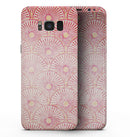 Pink SemiCircles with Yellow Polka Dots - Samsung Galaxy S8 Full-Body Skin Kit