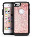 Pink SemiCircles with Yellow Polka Dots - iPhone 7 or 7 Plus Commuter Case Skin Kit