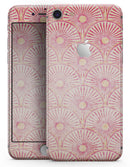 Pink SemiCircles with Yellow Polka Dots - Skin-kit for the iPhone 8 or 8 Plus