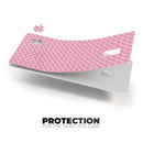 Pink Shades of Chevron Stripes - Premium Protective Decal Skin-Kit for the Apple Credit Card