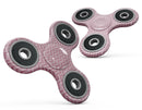 Pink Shades of Chevron Stripes Full-Body Fidget Spinner Skin-Kit