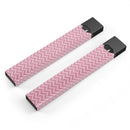 Pink Shades of Chevron Stripes - Premium Decal Protective Skin-Wrap Sticker compatible with the Juul Labs vaping device