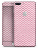 Pink Shades of Chevron Stripes - Skin-kit for the iPhone 8 or 8 Plus