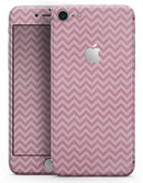 Pink Shades of Chevron Stripes - Skin-kit for the iPhone 8 or 8 Plus