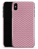 Pink Shades of Chevron Stripes - iPhone X Clipit Case