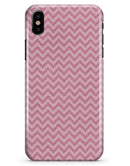 Pink Shades of Chevron Stripes - iPhone X Clipit Case