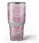 Pink Slate Marble Surface V15 - Skin Decal Vinyl Wrap Kit compatible with the Yeti Rambler Cooler Tumbler Cups
