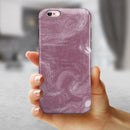 Pink Slate Marble Surface V15 iPhone 6/6s or 6/6s Plus 2-Piece Hybrid INK-Fuzed Case