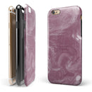 Pink Slate Marble Surface V15 iPhone 6/6s or 6/6s Plus 2-Piece Hybrid INK-Fuzed Case