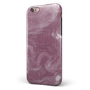 Pink Slate Marble Surface V15 iPhone 6/6s or 6/6s Plus 2-Piece Hybrid INK-Fuzed Case